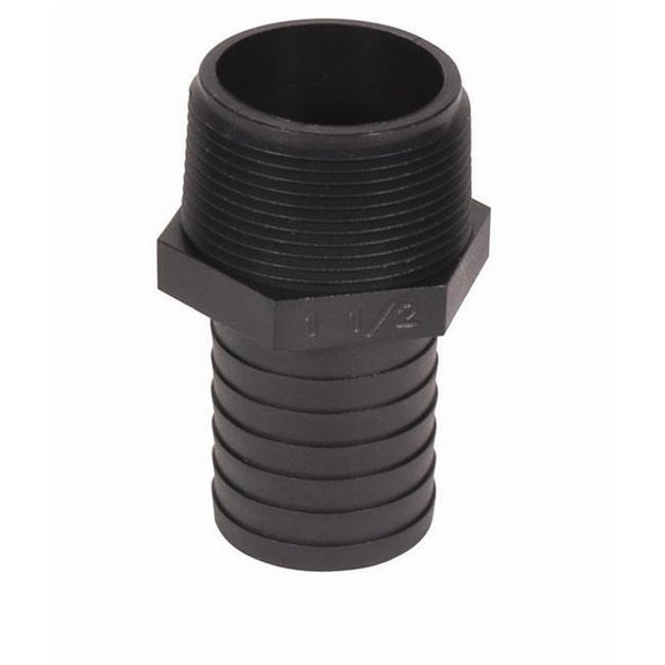 Aquascape Aquascape 99158 Barbed Male Hose Adapter 1.5 in. to 1.5 in. 99158
